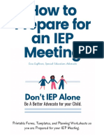 IEP Meeting Workbook Lead Magnet