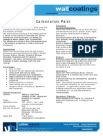 Data Sheet: Anti Carbonation Paint: Description Procedure Surface Preparation