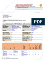 Aicte Extension of Approval Letter 2018-19