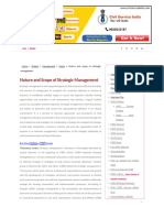 Nature and Scope of Strategic Management, Nature of Strategic Management, Process of Strategic Management
