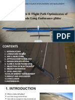 Aircraft Design & Flight Path Optimizaton of Low Altitude Long Endurance Glider