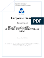 Corporate Finance: Financial Analysis: Vinhomes Joint Stock Company (VHM)