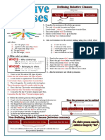 Relative Clauses Grammar Drills Sentence Transformation Rephrasing 77243