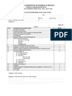 Evaluation Performa For Case Study