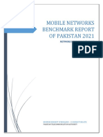 Mobile Networks Benchmark Report of Pakistan 2021: Network Performance Score