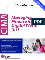 Cima E1 2022 Notes