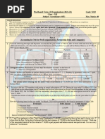 Accountancy Pre Board 2