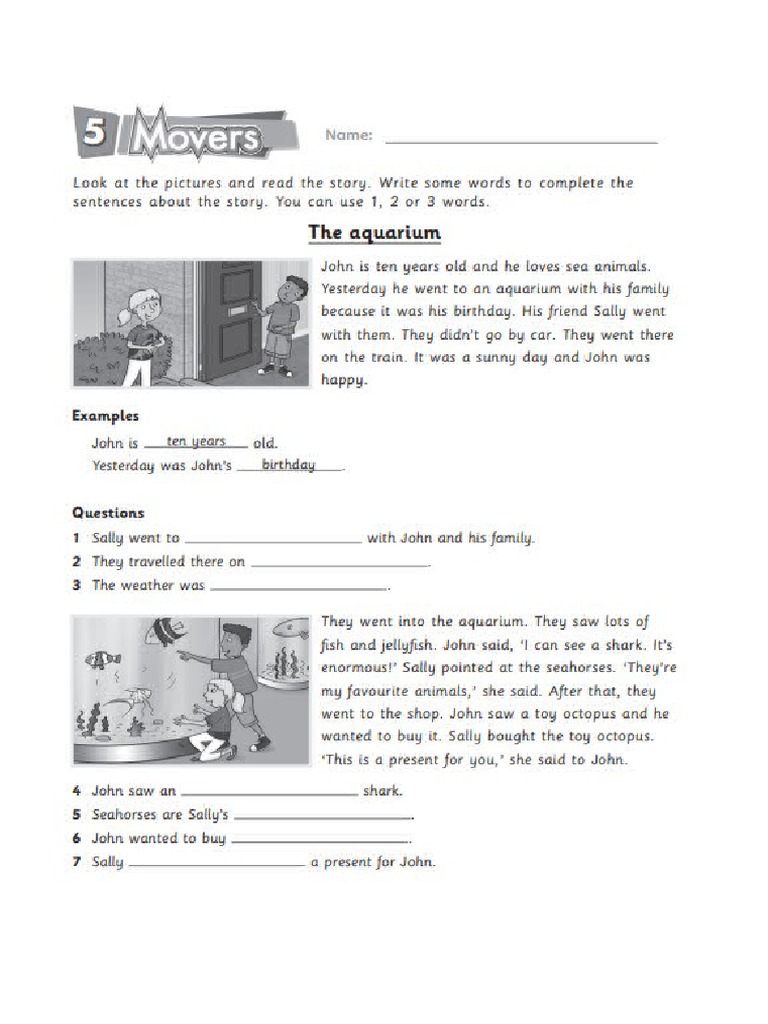 Reading Movers | PDF