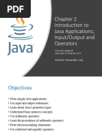 ch02 - Introduction To Java Applications Input-Output and Operators