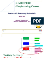 Jogmec-Trc Reservoir Engineering Course: Lecture 10: Recovery Method