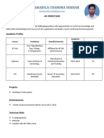 Chandra Sekhar Resume PDF