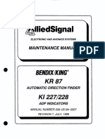 Bendix King KR 87 Maintenance Manual