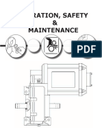 Operation, Safety & Maintenance