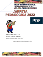 Carpeta Pedagogica 2022