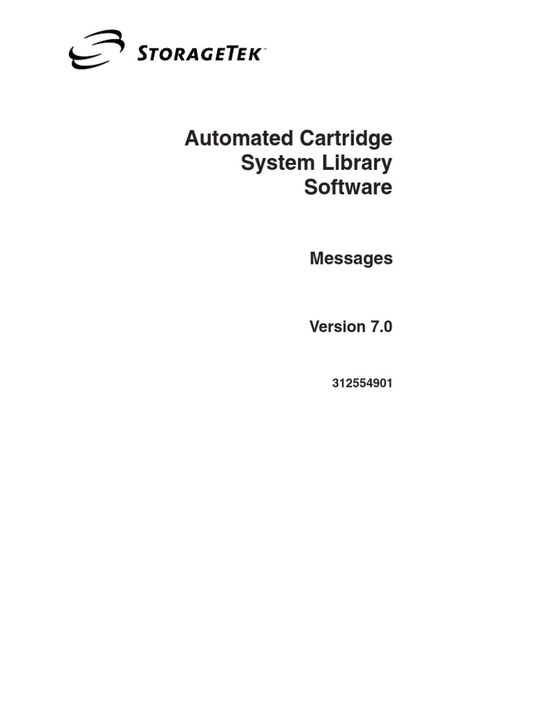 Acsls Messages 7 0 | PDF | Online And Offline | Library (Computing)