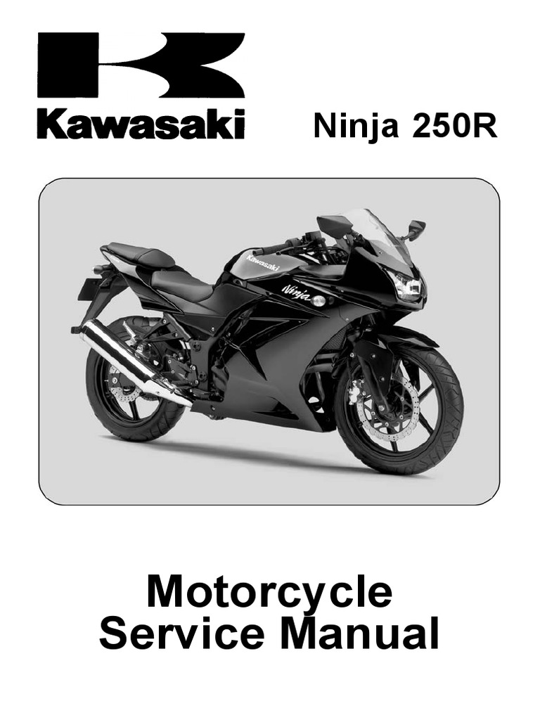 五*呂様 Kawasaki Ninja 250R サービスマニュアル・パーツカタ Webike | KAWASAKI カワサキ サービスマニュアル (基本版) 【和文