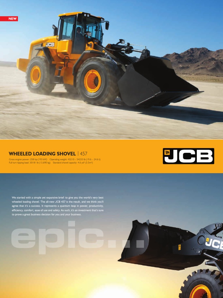 JCB 457 | PDF | Transmission (Mechanics) | Engines