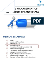 Medical Management of Postpartum Haemorrhage