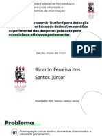 Uso Da Lei de Newcomb-Benford para Detecção de Anomalias em Dados: Uma Análise Experimental Das Despesas Pela Cota para Exercício Da Atividade Parlamentar (Apresentação)