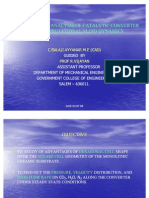 Modeling and Analysis of Catalytic Convertor Using Computational Fluid Dynamics