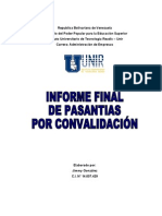 Informe Final de Pasantias