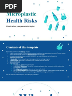 Microplastic Health Risks by Slidesgo