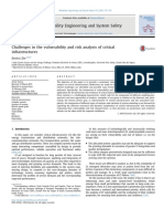 Challenges in The Vulnerability and Risk Analysis of Critical Infrastructures 2016 Reliability Engineering System Safety