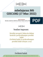E-Pembelajaran M6 GISC1082 (14 - 18 Mac 2022)