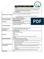 Lesson Plan Template: Directions
