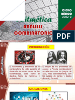 BÁSICO-SEMANA 10 - ANÁLISIS COMBINATORIO 2022-2-Aritmetica