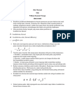 H061191066 - William Desmond Tonapa - Sifat Thermal