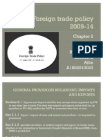 Foreign Trade Policy 2009-14