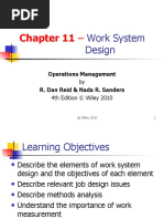 Work System Design: Operations Management R. Dan Reid & Nada R. Sanders