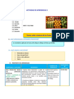 D3 A2 SESION Forma, Color y Textura de Las Frutas