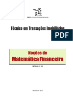 Técnico em Transações Imobiliárias: Matemática Financeira