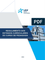 2022 - Regulamento Do Estágio Do Curso de Pedagogia Do UDF - Revisado