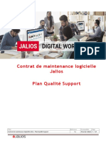 Plan Qualité Support (PQS)