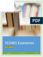 ECO401 Economics: Short Notes