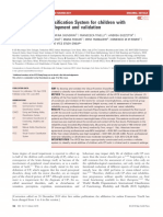 Visual Function Classification System For Children With Cerebral Palsy - Development and Validation - Enhanced Reader