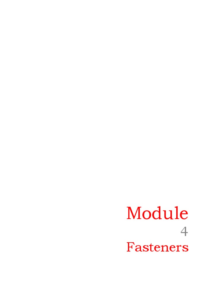 Cotter Joint and Knuckle Joint PDF Bending Stress (Mechanics)