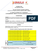 ACUERDO No.586 - Calendario Acad+ - Mico Pregrado Periodos 2022