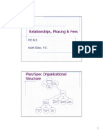 Relationships, Phases & Fees in Engineering Design