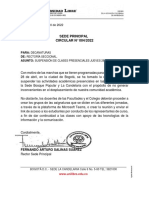 CIRCULAR 004 2022 Suspension de Clases