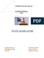 State Legislature Functions and Powers