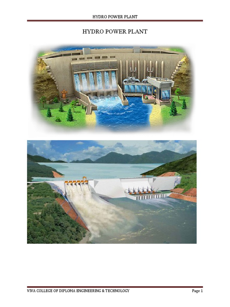 Hydro Power Plant PDF Hydroelectricity Irrigation