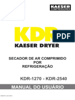 Manual secador KDR-1270 - KDR-2540 