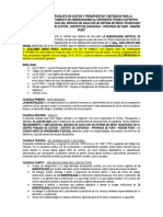 Contrato Del Especialista en Costos y Presupuestos y Metrados