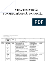 Proiectare U.T. 2 TOAMNĂ MÂNDRĂ, DARNICĂ...