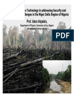 The Role of Space Technology in Addressing Security and Environmental Challenges in The Niger Delta Region of Nigeria