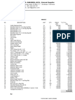 Our Ref: 930/SB/II/22 Vessel: FSO Pertamina Aberkha Invoice